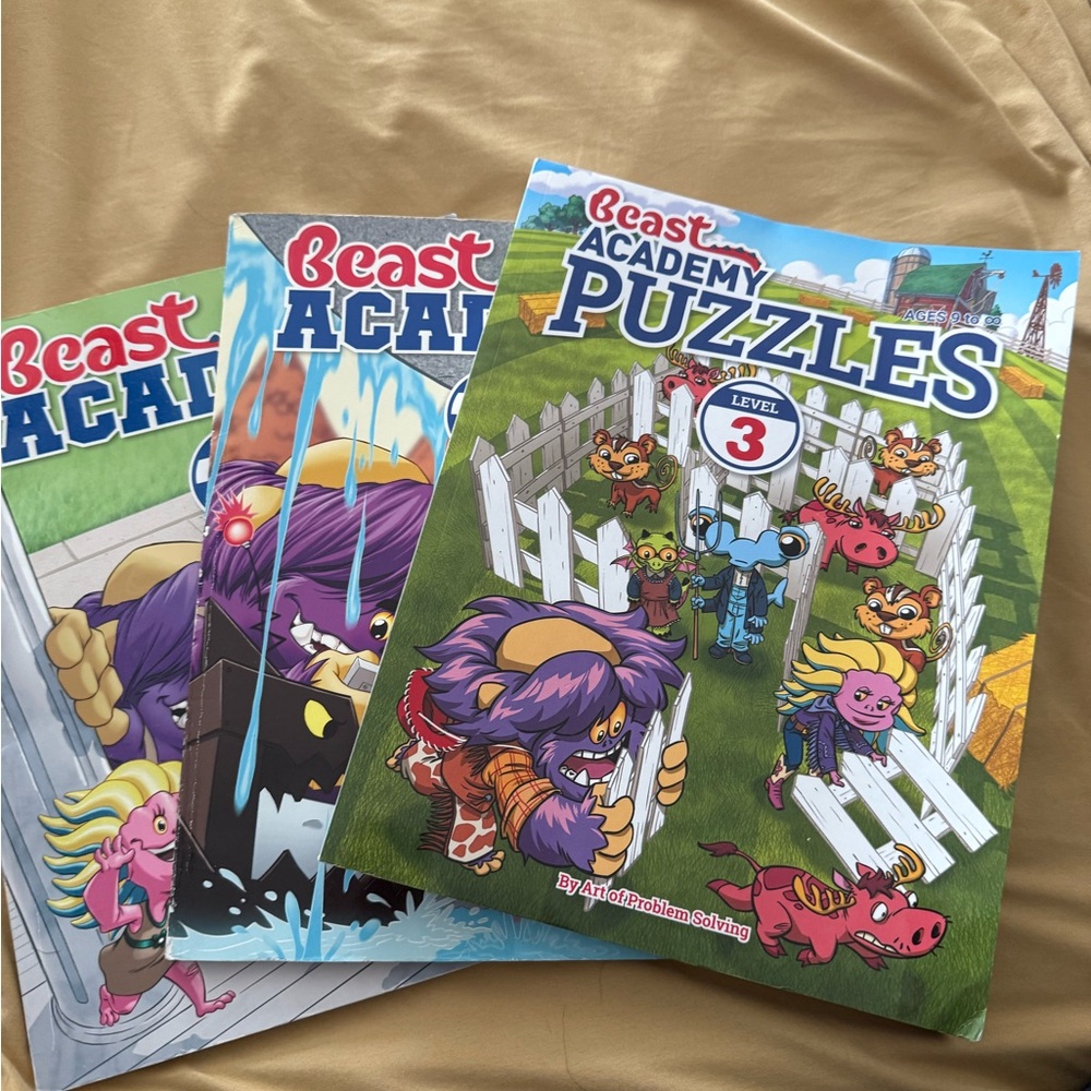 Beast Academy Level 3 books